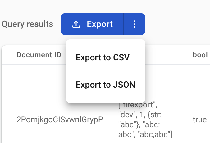 support csv & json